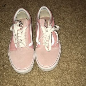 Pink vans size 8.5